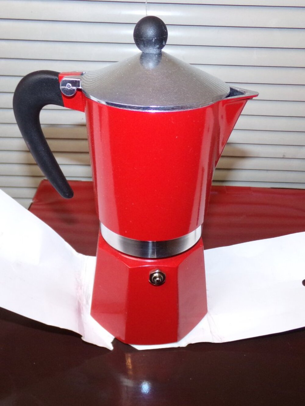 BIALETTI Rainbow (Red) 6 cup Express Maker New - Picture 8 of 11